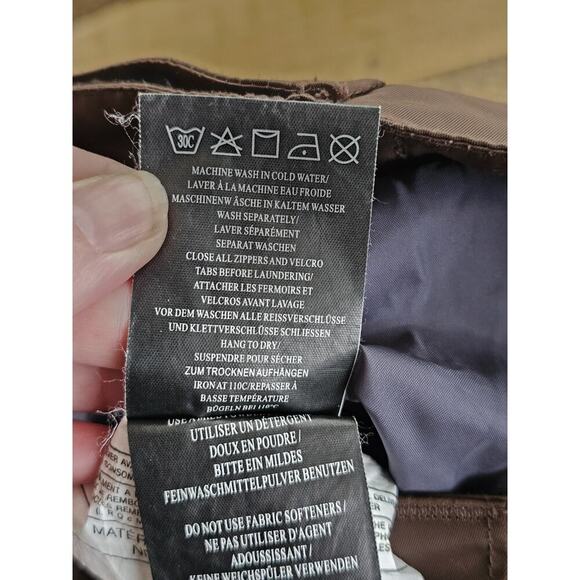 Orage Air Project Ski Snowboard Pants Women's M Zip Pockets Brown EUC - Picture 10 of 13